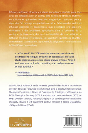 Ethique chrétienne africaine