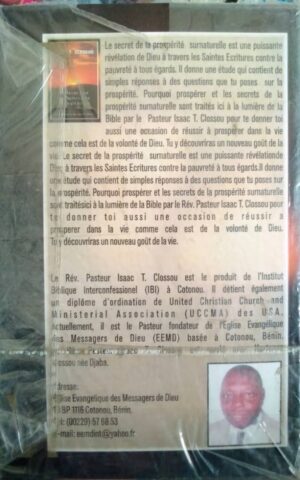 Le secret de la Prospérité Surnaturelle: Une révélation biblique contre la Misère