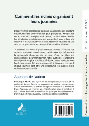 COMMENT LES RICHES ORGANISENT LEURS JOURNÉES